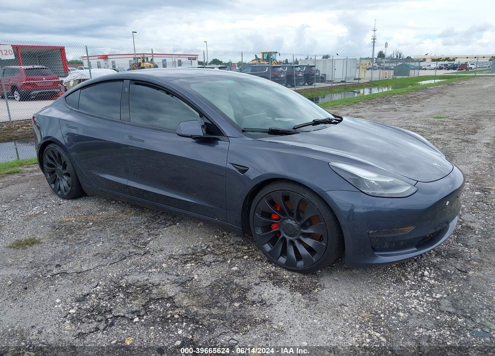 2022 TESLA MODEL 3 PERFORMANCE DUAL MOTOR ALL-WHEEL DRIVE VIN: 5YJ3E1EC0NF163330