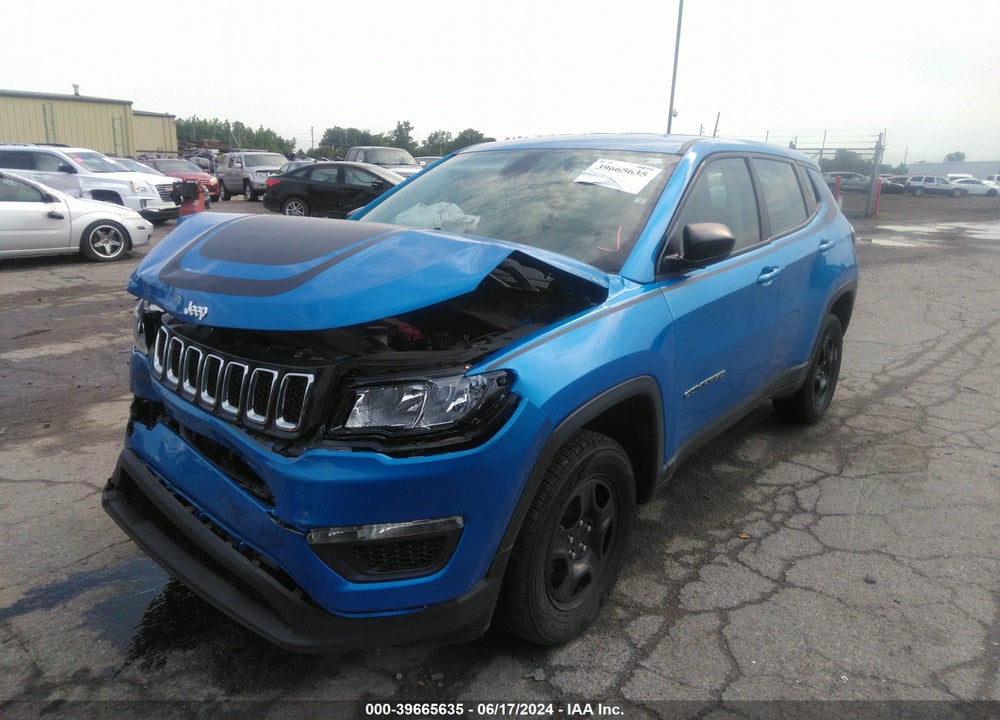 2019 JEEP COMPASS SPORT 4X4 VIN: 3C4NJDAB4KT664821