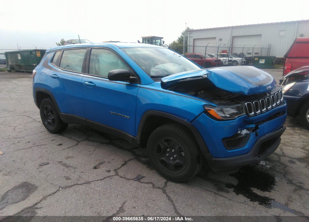 2019 JEEP COMPASS SPORT 4X4 VIN: 3C4NJDAB4KT664821