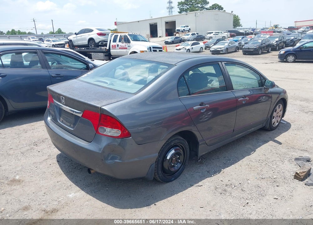 2009 HONDA CIVIC LX VIN: 2HGFA165X9H365277