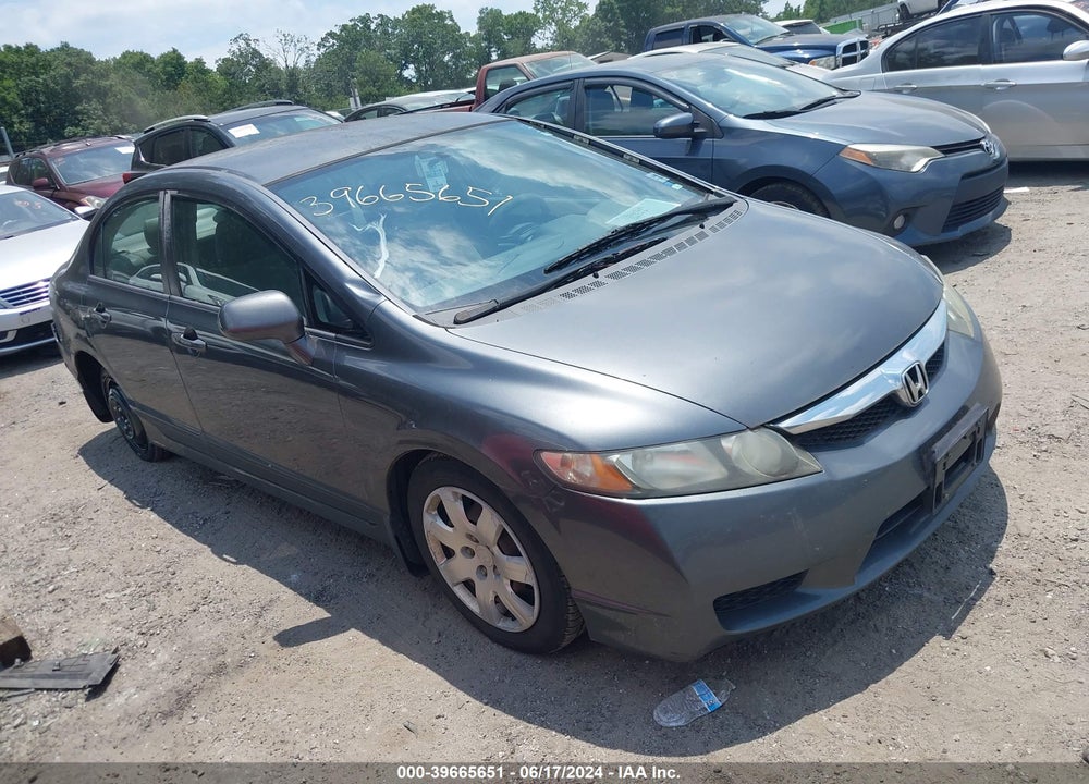 2009 HONDA CIVIC LX VIN: 2HGFA165X9H365277