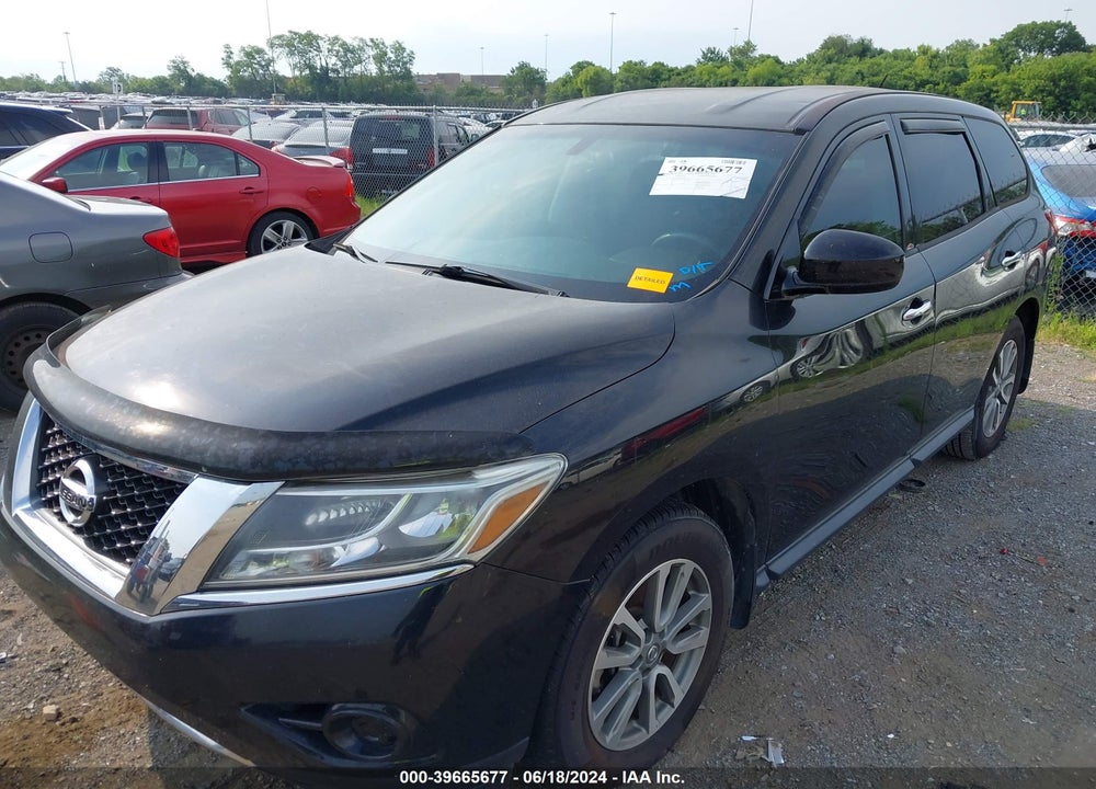 2014 NISSAN PATHFINDER S VIN: 5N1AR2MN1EC605027