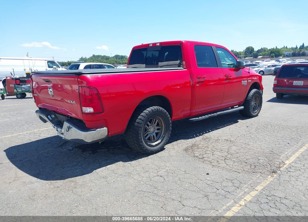 2019 RAM 1500 CLASSIC SLT 4X4 6'4 BOX VIN: 1C6RR7TT1KS626201