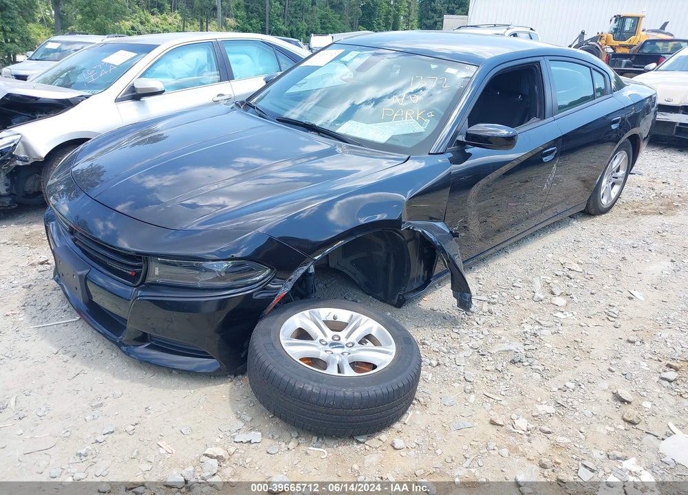 2022 DODGE CHARGER SXT RWD VIN: 2C3CDXBG1NH161372