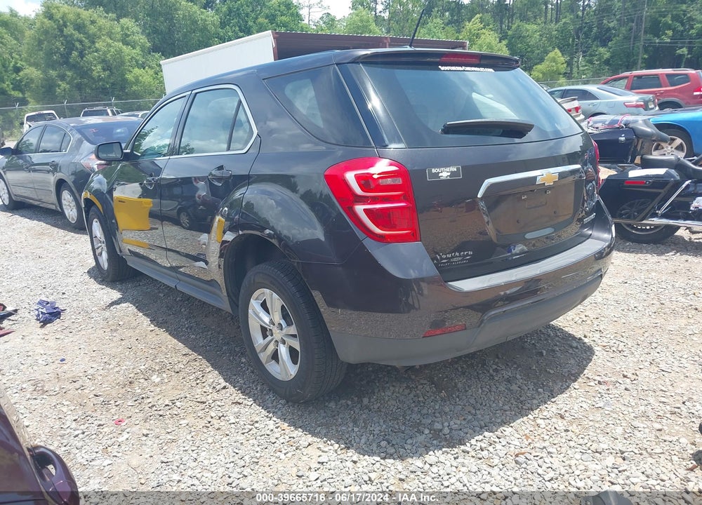 2016 CHEVROLET EQUINOX LS VIN: 1GNALBEK4GZ104330