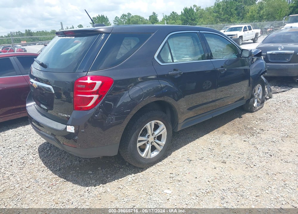 2016 CHEVROLET EQUINOX LS VIN: 1GNALBEK4GZ104330