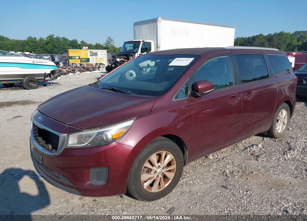 2015 KIA SEDONA LX VIN: KNDMB5C11F6057309