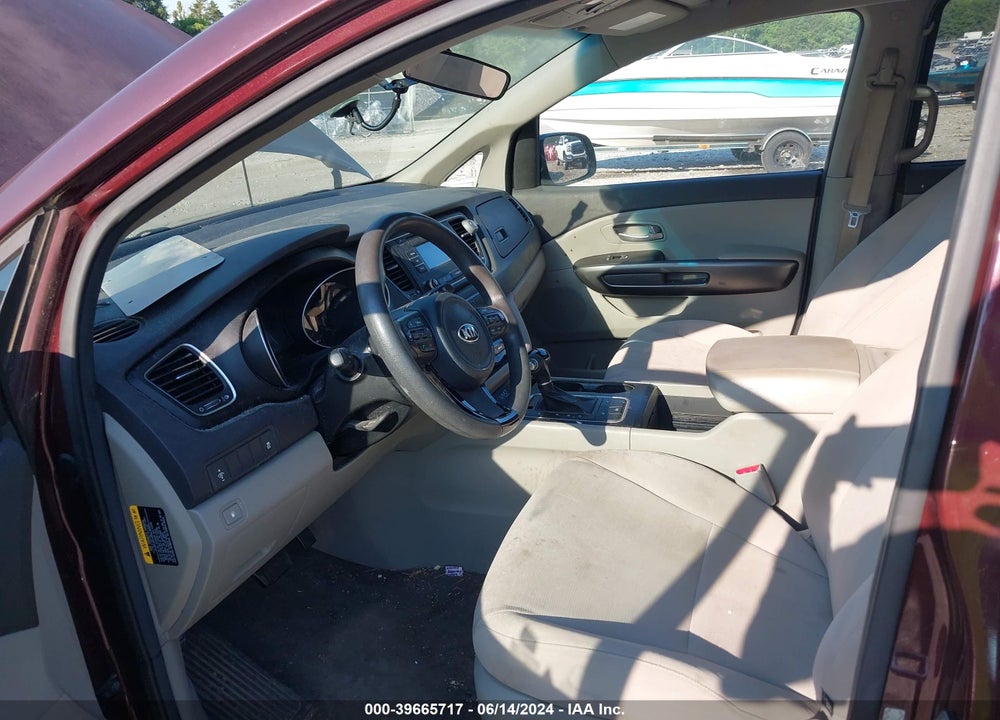 2015 KIA SEDONA LX VIN: KNDMB5C11F6057309