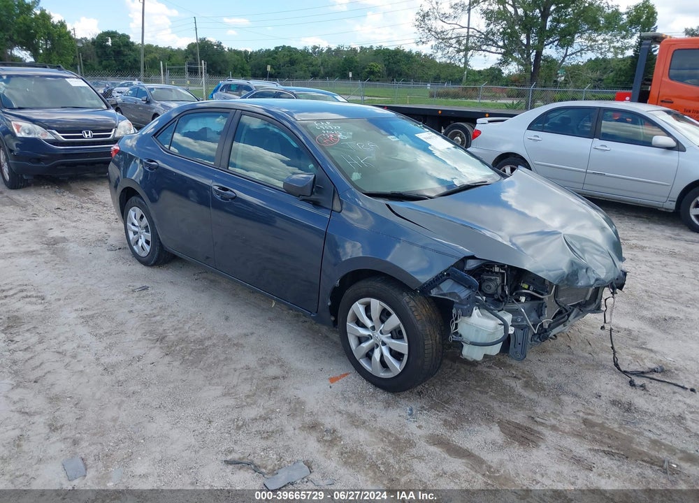 2018 TOYOTA COROLLA LE VIN: 2T1BURHE8JC021591