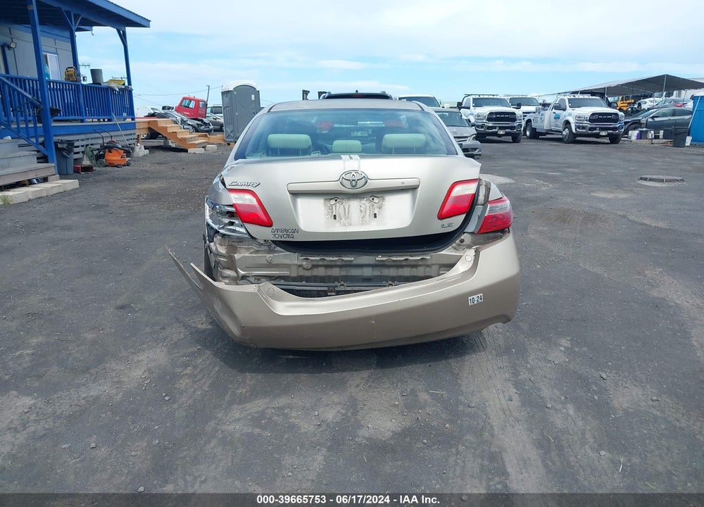2007 TOYOTA CAMRY LE V6 VIN: 4T1BK46K77U556999