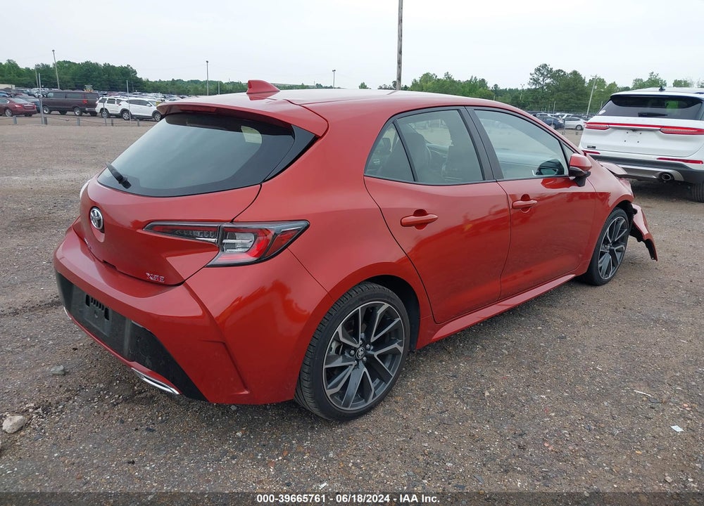 2019 TOYOTA COROLLA VIN: JTNK4RBE4K3040377