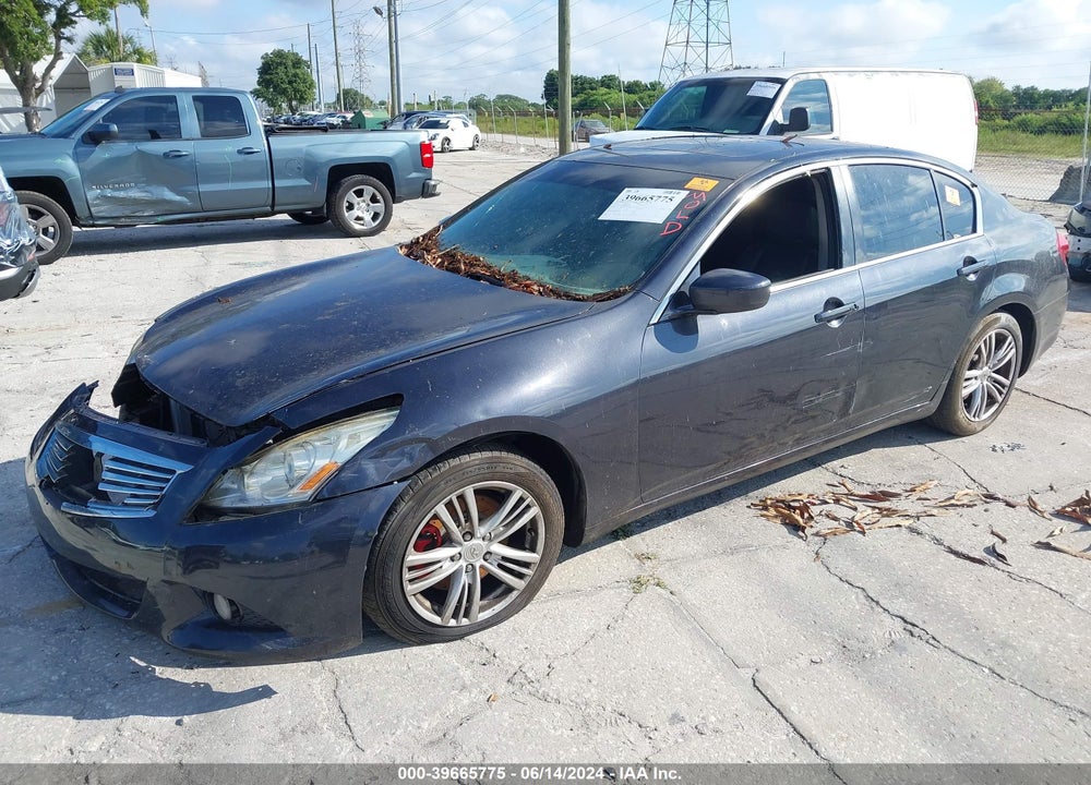 2012 INFINITI G25 JOURNEY VIN: JN1DV6AP3CM812751