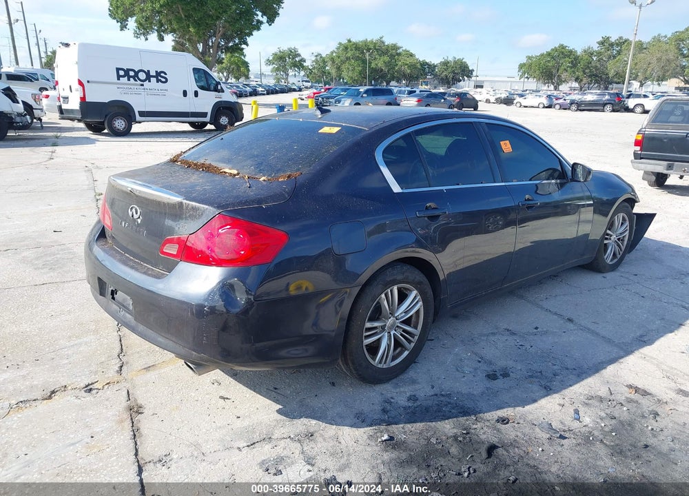 2012 INFINITI G25 JOURNEY VIN: JN1DV6AP3CM812751
