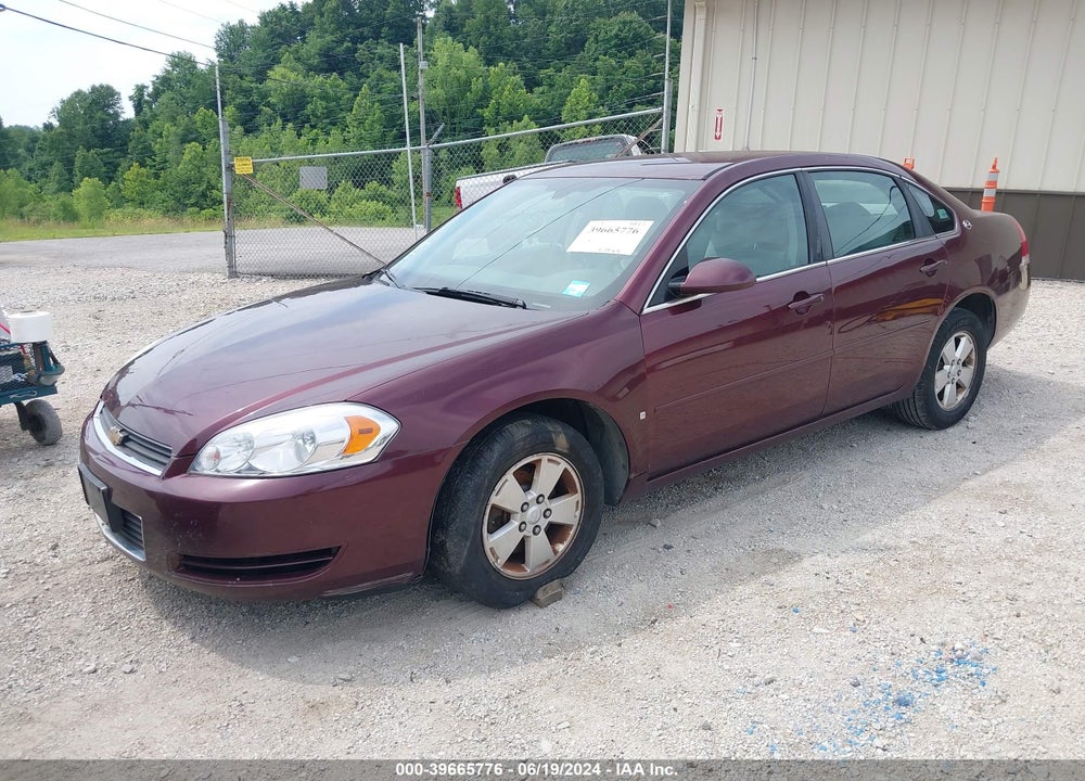 2007 CHEVROLET IMPALA LT VIN: 2G1WT58N679310628