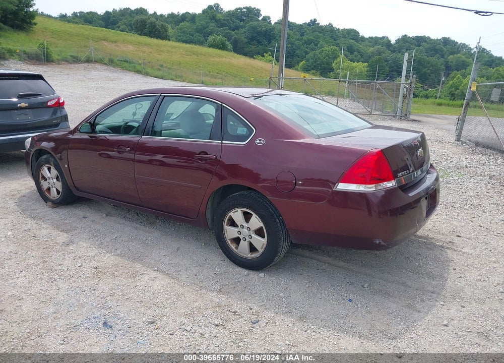 2007 CHEVROLET IMPALA LT VIN: 2G1WT58N679310628