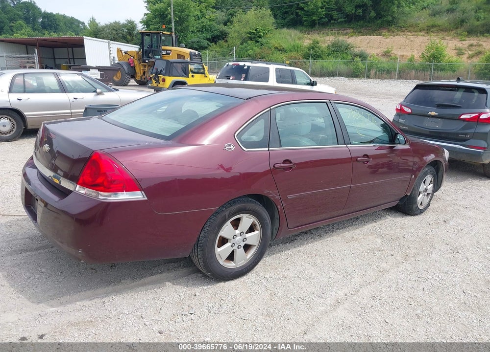 2007 CHEVROLET IMPALA LT VIN: 2G1WT58N679310628