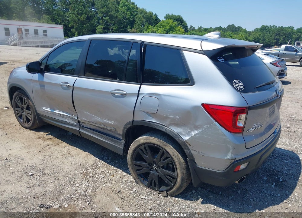 2021 HONDA PASSPORT 2WD SPORT VIN: 5FNYF7H22MB003599
