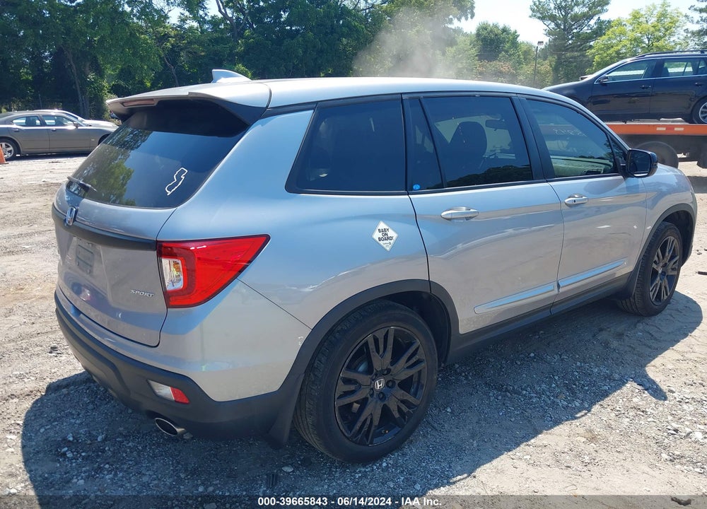 2021 HONDA PASSPORT 2WD SPORT VIN: 5FNYF7H22MB003599