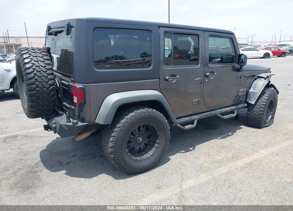 2014 JEEP WRANGLER UNLIMITED SPORT VIN: 1C4BJWDG9EL238631