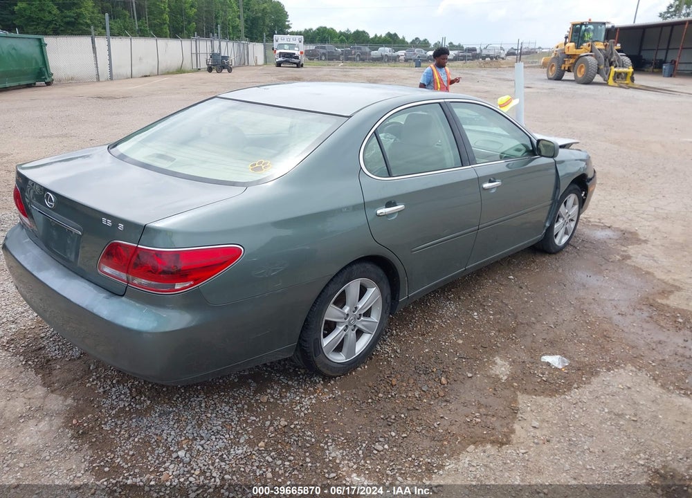 2005 LEXUS ES 330 VIN: JTHBA30G455057878