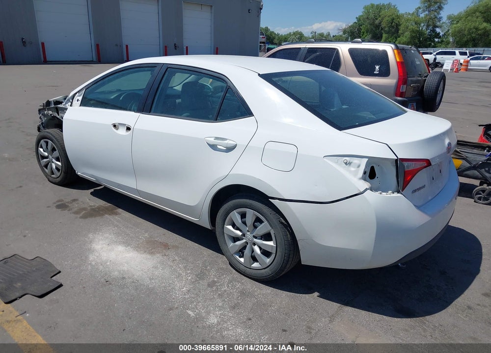 2015 TOYOTA COROLLA LE VIN: 2T1BURHE6FC417638