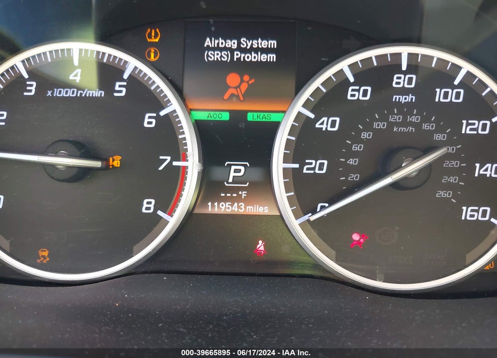 2016 ACURA RDX VIN: 5J8TB3H79GL014662