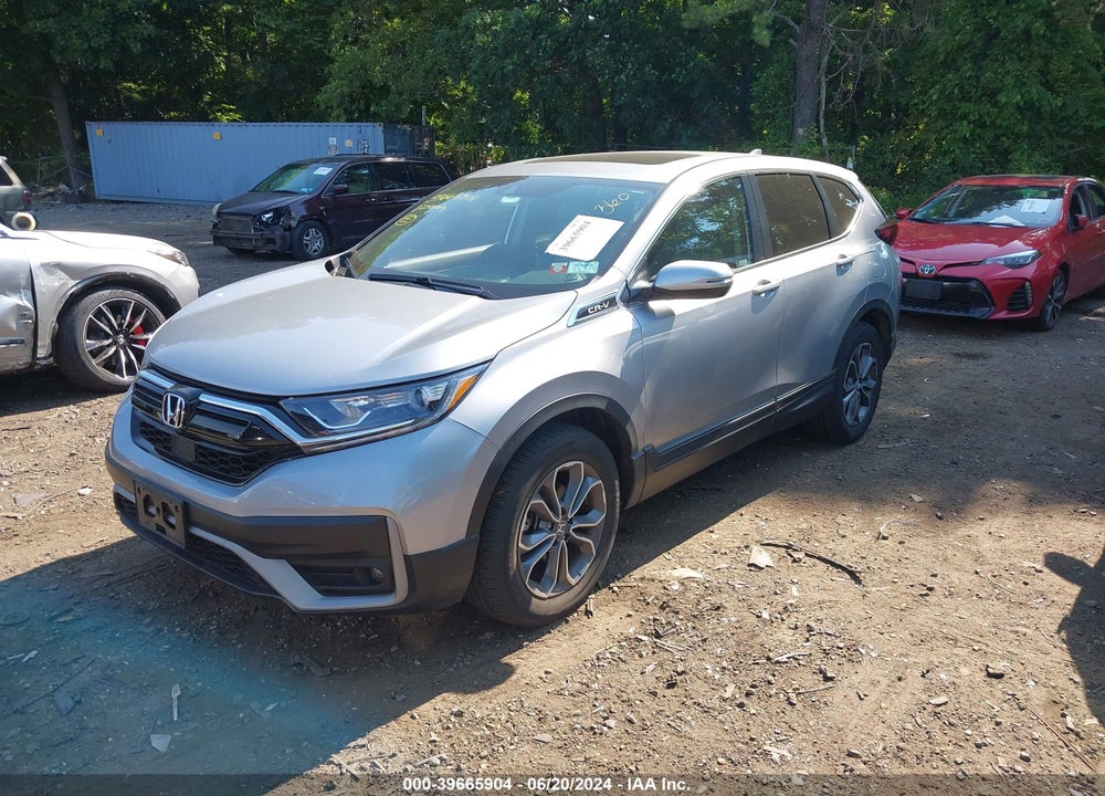 2022 HONDA CR-V AWD EX VIN: 2HKRW2H54NH640076
