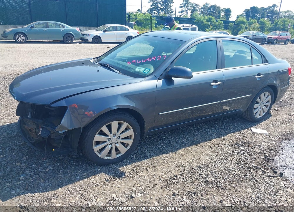 2009 HYUNDAI SONATA LIMITED V6 VIN: 5NPEU46F39H478880