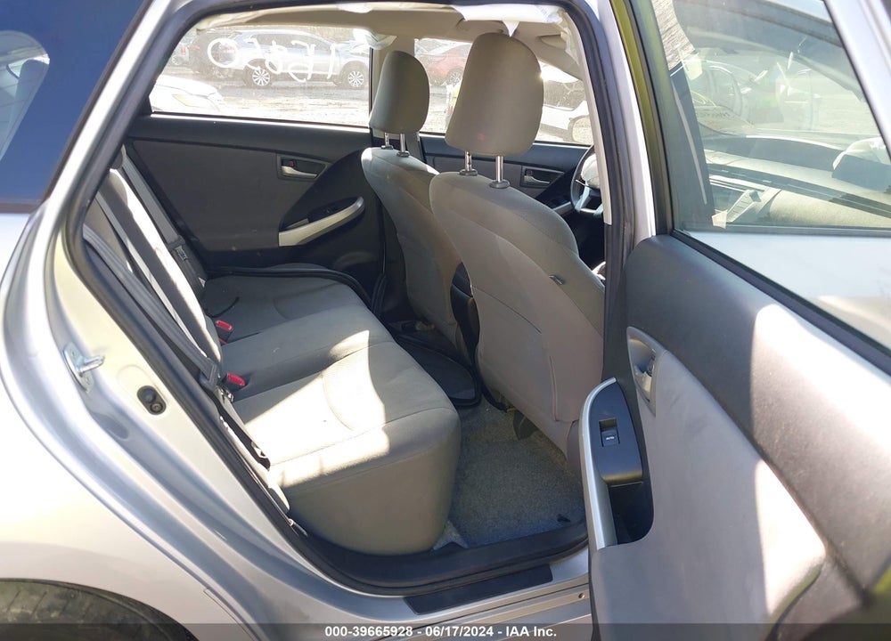 2013 TOYOTA PRIUS THREE VIN: JTDKN3DU2D5547515
