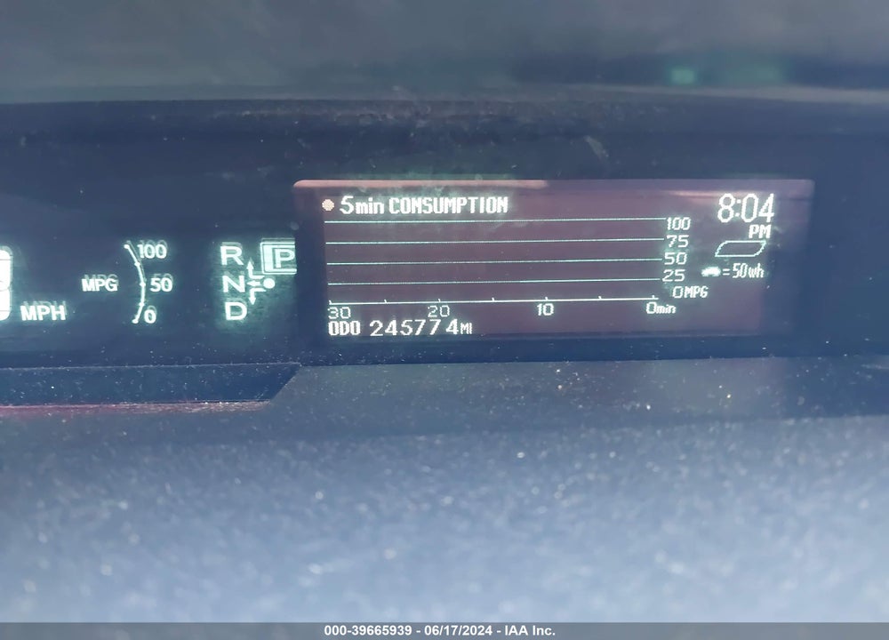 2011 TOYOTA PRIUS TWO VIN: JTDKN3DU7B5301153
