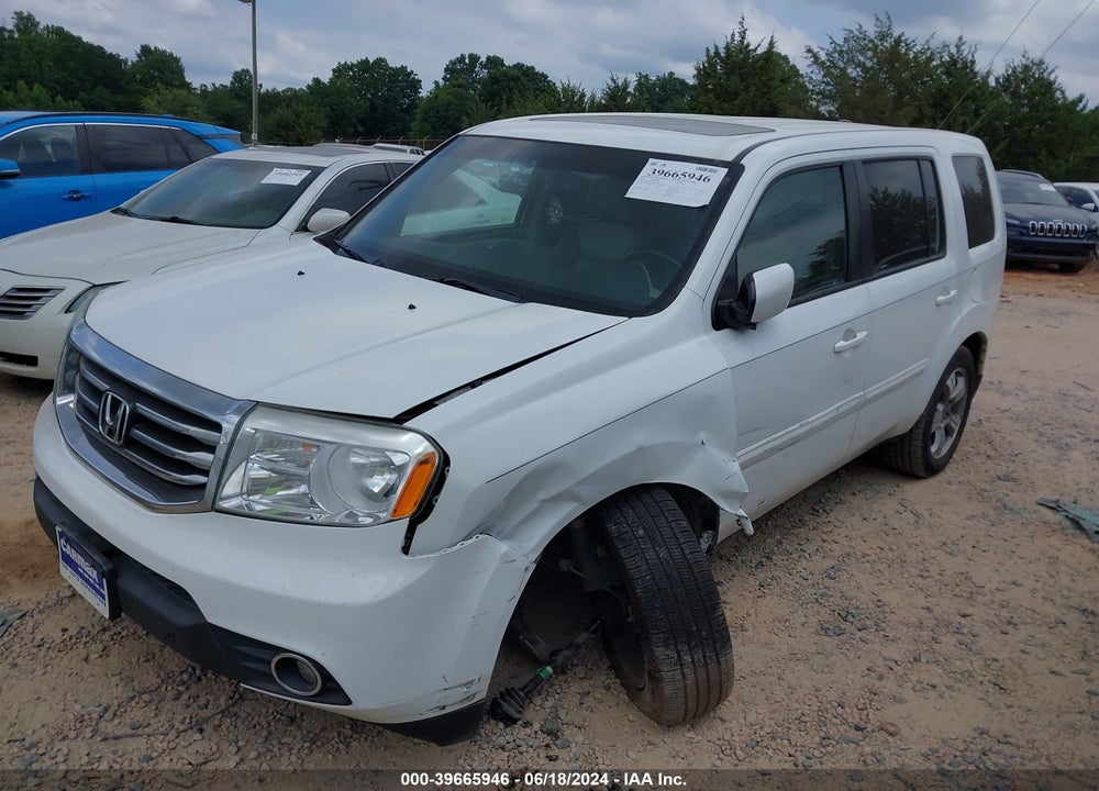2012 HONDA PILOT EX-L VIN: 5FNYF3H67CB017248