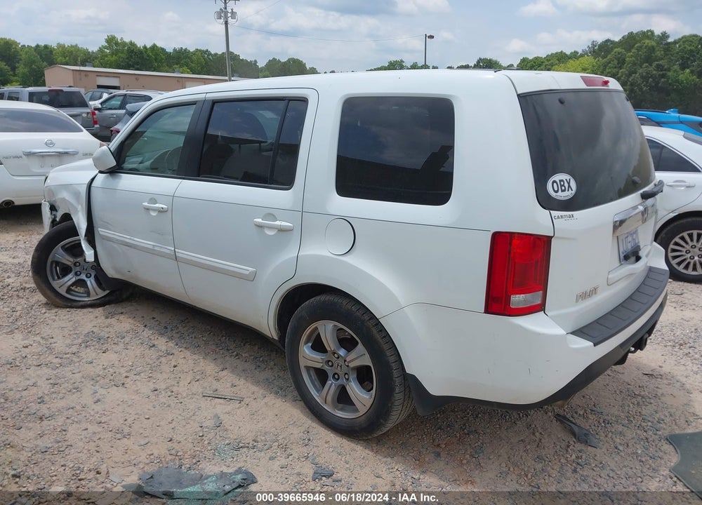 2012 HONDA PILOT EX-L VIN: 5FNYF3H67CB017248