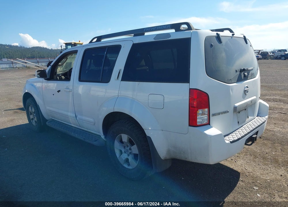 2006 NISSAN PATHFINDER SE VIN: 5N1AR18W96C616808