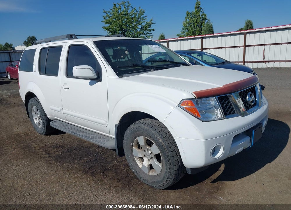 2006 NISSAN PATHFINDER SE VIN: 5N1AR18W96C616808
