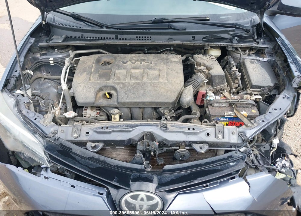 2017 TOYOTA COROLLA LE VIN: 5YFBURHE8HP722755