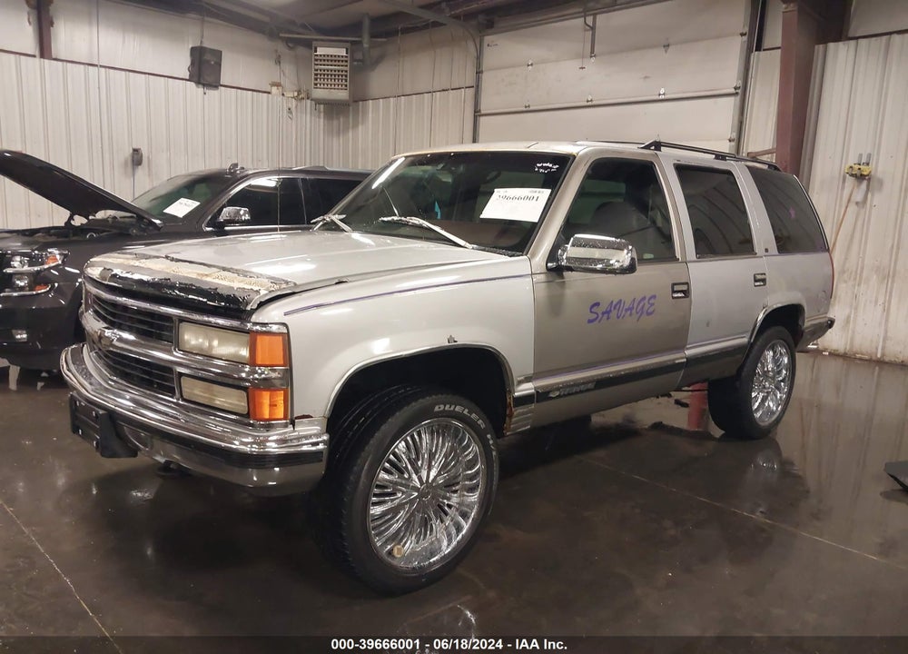 1996 CHEVROLET TAHOE K1500 VIN: 1GNEK13R3TJ315624