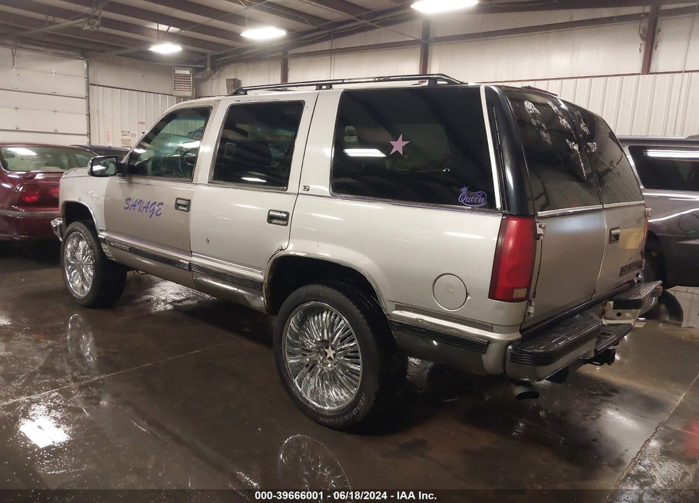 1996 CHEVROLET TAHOE K1500 VIN: 1GNEK13R3TJ315624