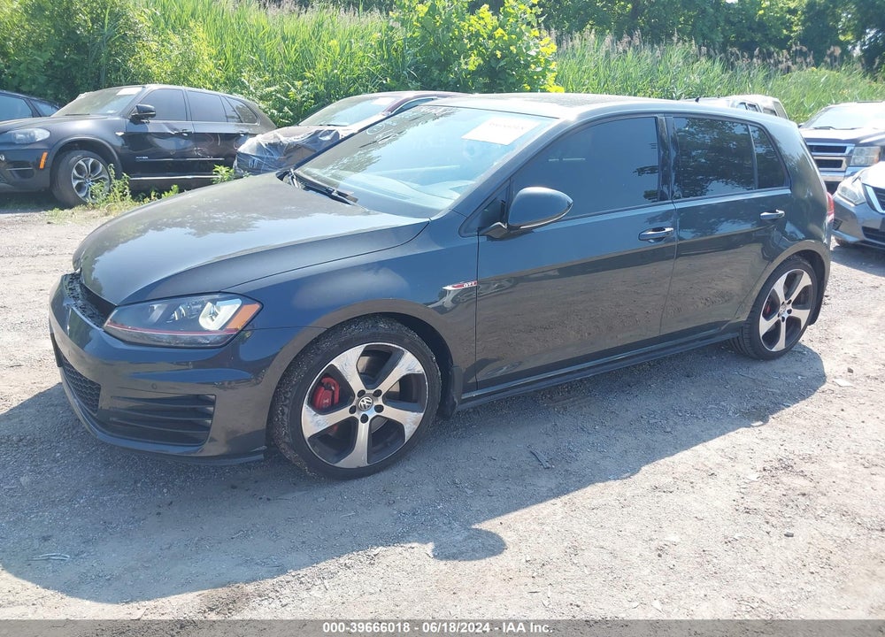 2015 VOLKSWAGEN GOLF GTI 2.0T AUTOBAHN W/PERFORMANCE PACKAGE 4-DOOR VIN: 3VW547AU4FM091717
