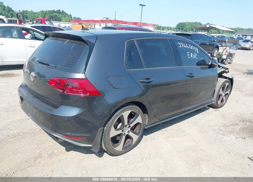 2015 VOLKSWAGEN GOLF GTI 2.0T AUTOBAHN W/PERFORMANCE PACKAGE 4-DOOR VIN: 3VW547AU4FM091717