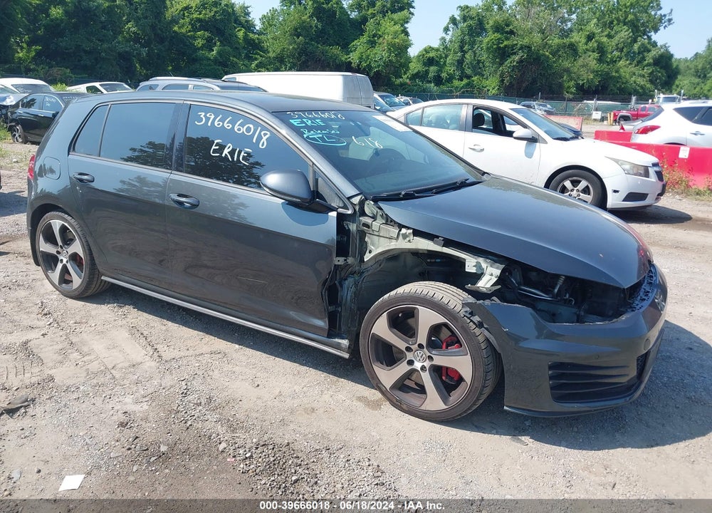 2015 VOLKSWAGEN GOLF GTI 2.0T AUTOBAHN W/PERFORMANCE PACKAGE 4-DOOR VIN: 3VW547AU4FM091717