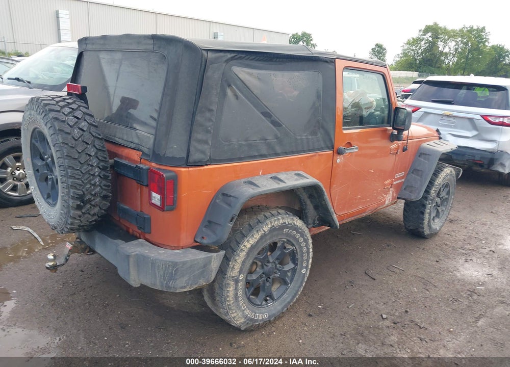2010 JEEP WRANGLER SPORT VIN: 1J4AA2D1XAL231160