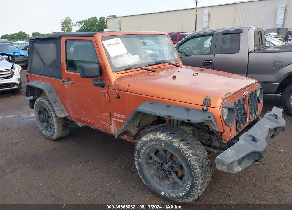 2010 JEEP WRANGLER SPORT VIN: 1J4AA2D1XAL231160