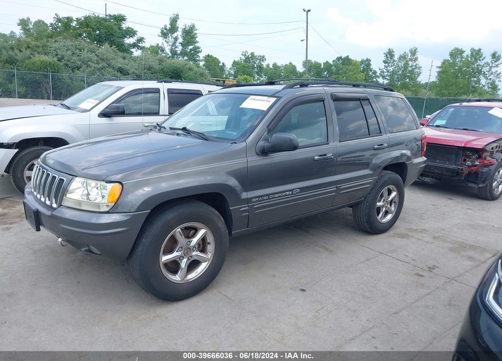 2002 JEEP GRAND CHEROKEE OVERLAND VIN: 1J8GW68J12C204944