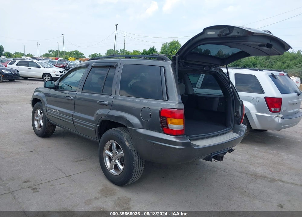 2002 JEEP GRAND CHEROKEE OVERLAND VIN: 1J8GW68J12C204944