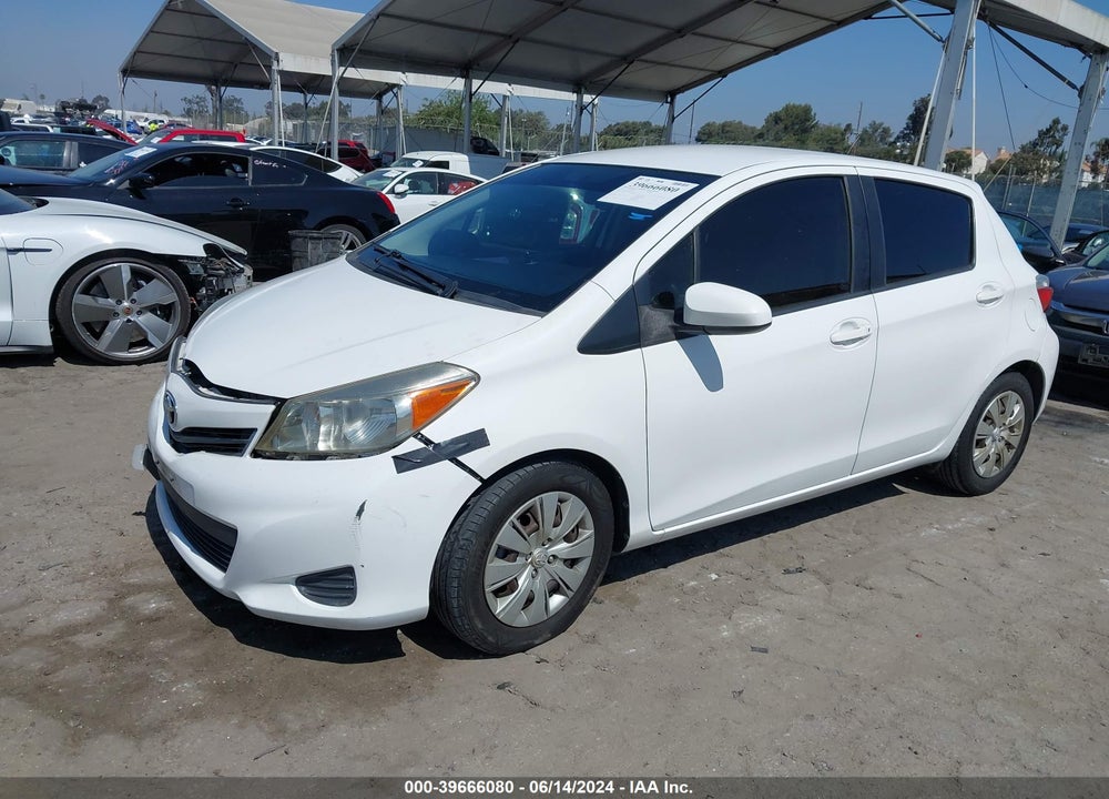 2012 TOYOTA YARIS L VIN: JTDKTUD36CD533592