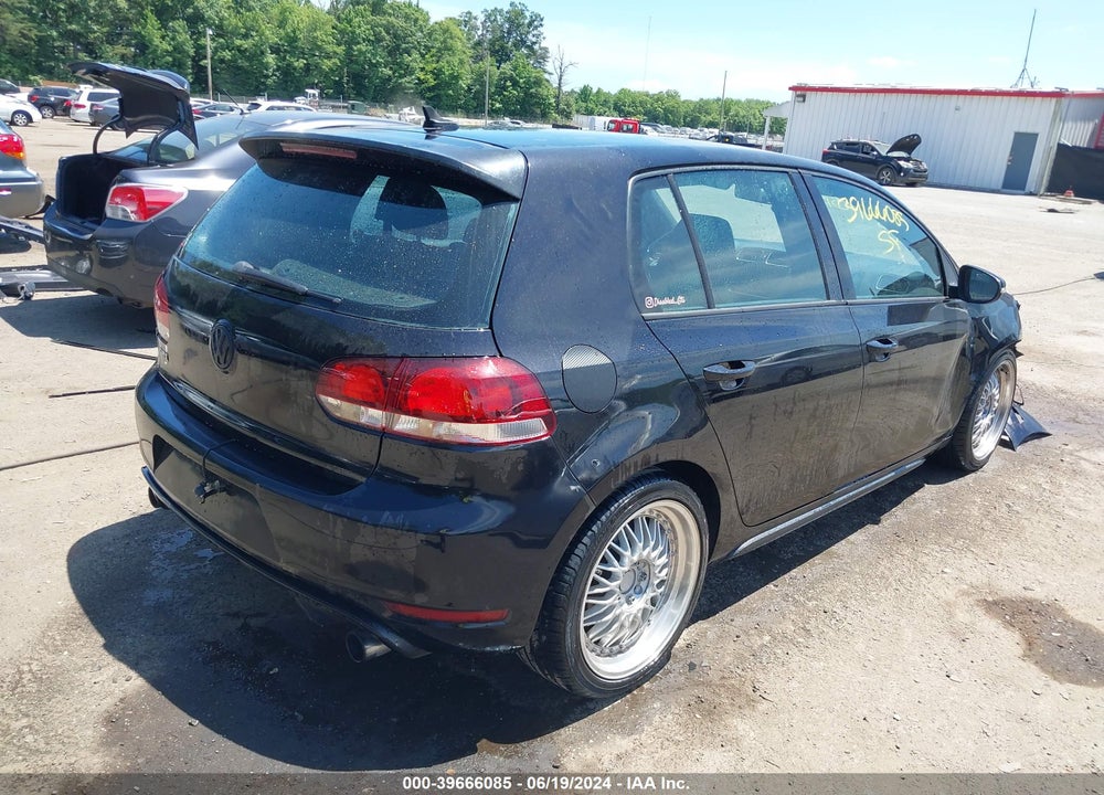 2012 VOLKSWAGEN GTI 4-DOOR VIN: WVWHV7AJ1CW168414
