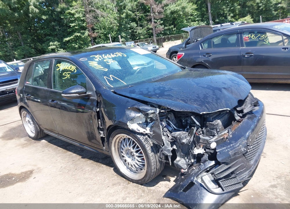 2012 VOLKSWAGEN GTI 4-DOOR VIN: WVWHV7AJ1CW168414
