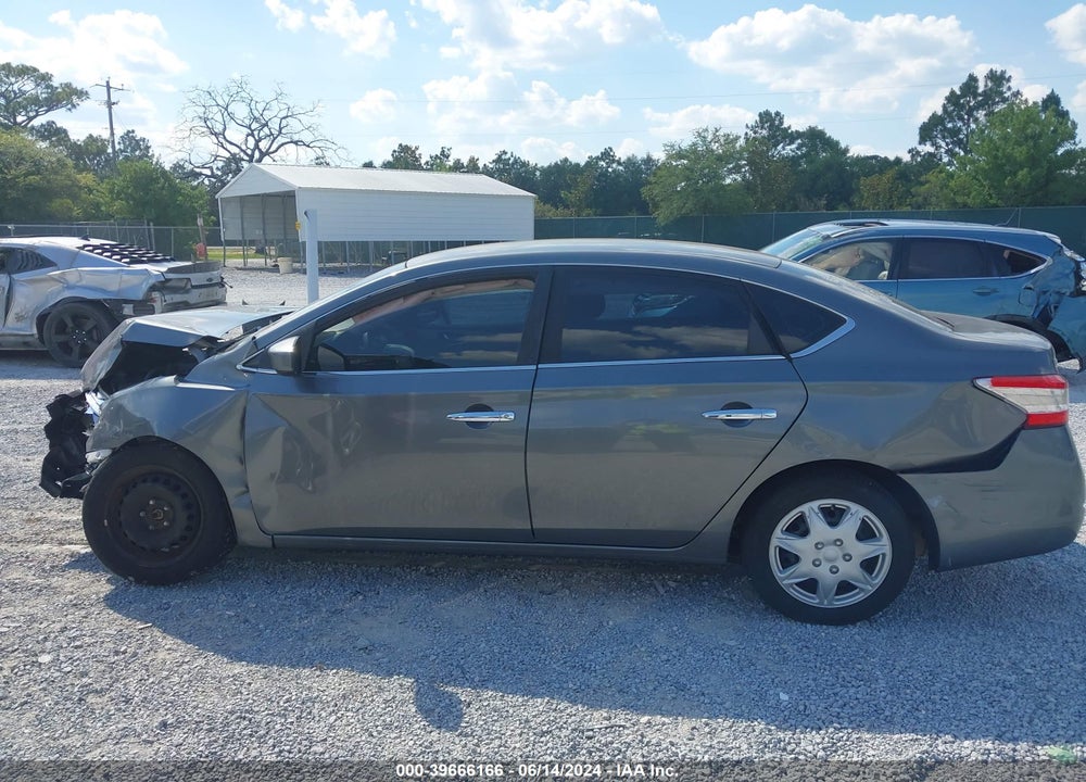 2015 NISSAN SENTRA S VIN: 3N1AB7AP8FY383965