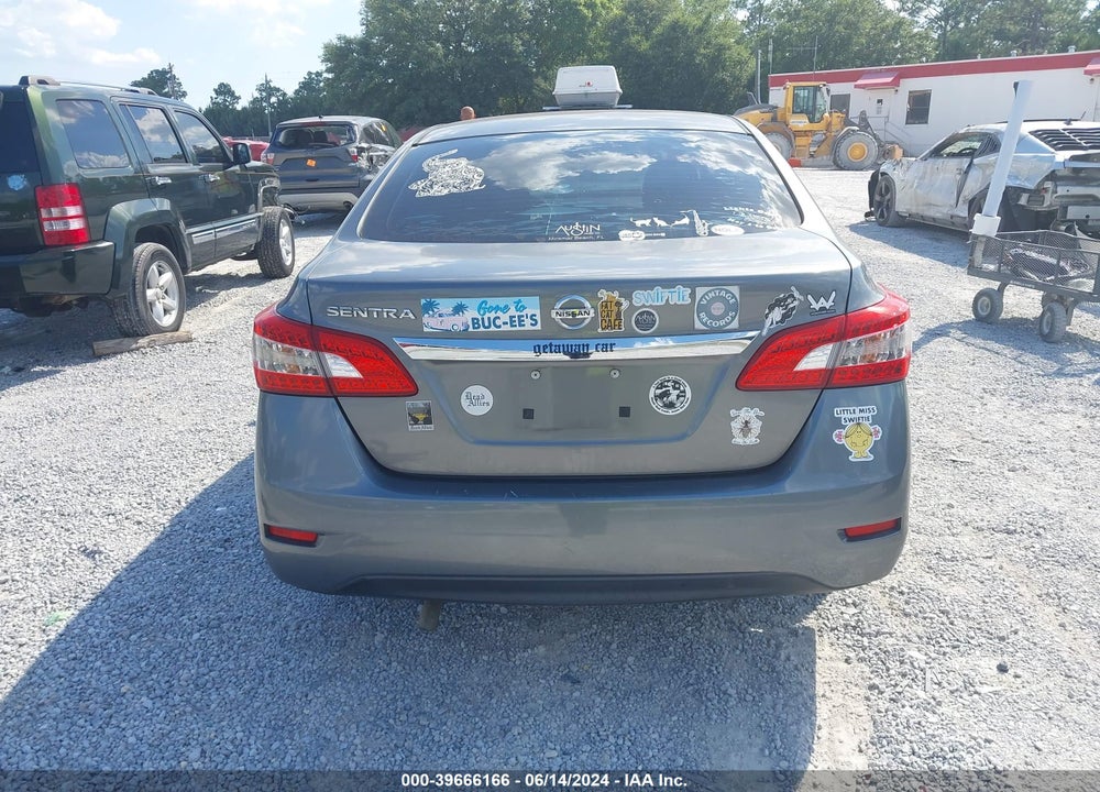 2015 NISSAN SENTRA S VIN: 3N1AB7AP8FY383965