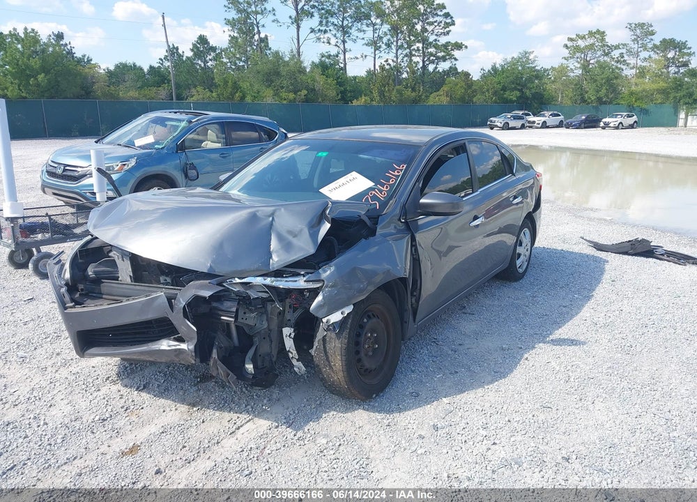 2015 NISSAN SENTRA S VIN: 3N1AB7AP8FY383965